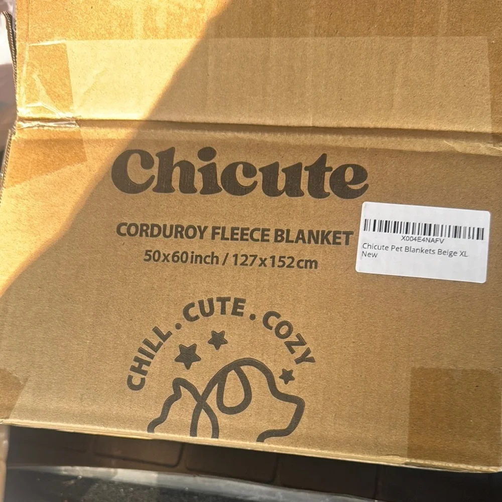 Cream Dog Bedding Blanket